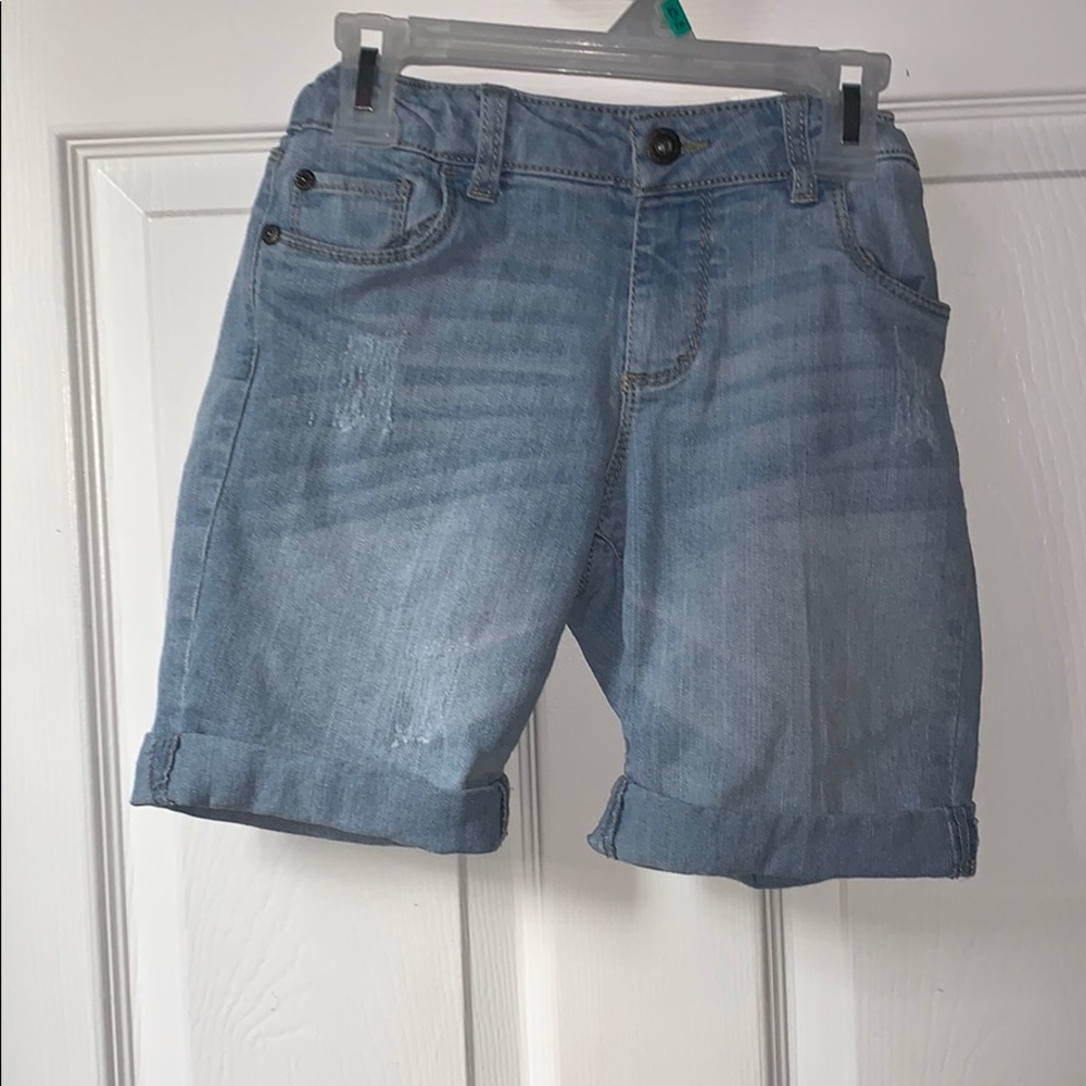 Youth denim Bermuda shorts